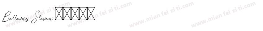 Bellamy Steven字体转换